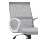Chaise de bureau réglable Carey gris-6