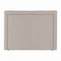CABECERO CREMA TEJIDO DORMITORIO 165 X 7 X 125 CM