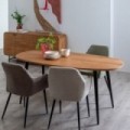 MESA COMEDOR NATURAL MADERA DE MANGO 180 X 90 X 76 CM