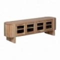 Mueble de TV Creel con puertas vitrina Madera de acacia 180 x 40 x 50 cm