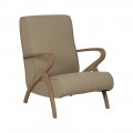 SILLÓN NATURAL-BEIGE TEJIDO-MADERA 57 X 55 X 85 CM