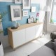 Aparador Kikua roble Canadian bianco | fanmuebles