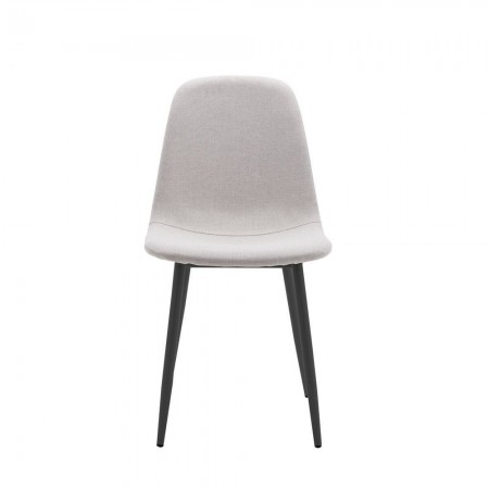 Silla de Comedor Lima Easy Clean Beige Pata Negra