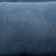 Detalle del tapizado azul