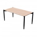 Mesa de centro fija Nantai Natural - Negro 100 x 45 x 50 cm