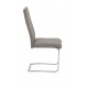 Silla de comedor Kamil en tela gris oscuro - Diseño y confort