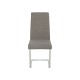 Silla de comedor Kamil en tela gris oscuro - Diseño y confort