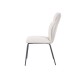 Silla de comedor ergonómica Romeo Beige 46 x 95 x 65 cm