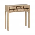 CONSOLA NATURAL DM-MADERA 85 X 26 X 85 CM