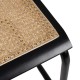 Silla-con-brazos-negra-metal-ratan-detalle-2