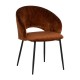Silla-respaldo-curvo-Contract-Marrón