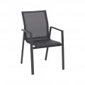 SILLA ALUMINIO-TEXTILENO EXTERIOR 56,50 X 61,50 X 88,50 CM