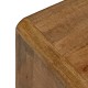 Nachttisch mit 2 Schubladen, geometrisches Detail