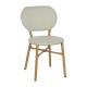 SILLA AGUAMARINA ALUMINIO-TEXTILENO 47 X 60 X 79 CM
