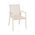 SILLA ALUMINIO-TEXTILENO EXTERIOR 57 X 62,50 X 88 CM
