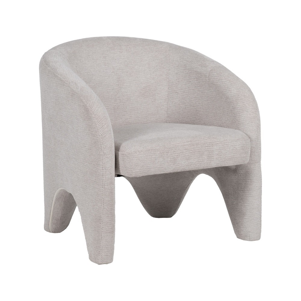 Sillón tapizado diseño Beige 74 x 75 x 73 cm