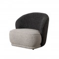 SILLÓN BICOLOR TEJIDO SALÓN 78 X 81 X 74 CM