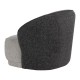 SILLÓN BICOLOR TEJIDO SALÓN 78 X 81 X 74 CM