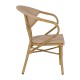 Silla-brazos-aluminio-Beige-lateral