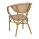 Silla-braces-aluminium-Beige-trasera