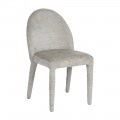 SILLA BEIGE TEJIDO-METAL 47 X 61,50 X 85 CM