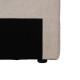 Cabecero con patas tapizado Beige 160 x 100 x 8 cm