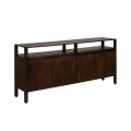 Bois de mangue Kurt 4 portes Brown 190 x 86 x 40 Cm
