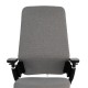 Silla de oficina o escritorio elevable Taupe 67,50 x 114,5 - 124 x 62 cm