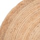 Tappeto ovale in iuta naturale | fanmuebles