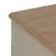 Kommode mit 3 Schubladen aus Holz in Creme | fanmuebles