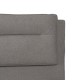Canapé folhas de dobramento com cabeceira fitada Gris 191x 113 x 212 cm