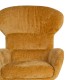 Poltrona giratória com mostarda de braço 78 x 104,5 x 84,5 cm
