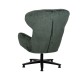 Fauteuil pivotant avec bras vert 78 x 104,5 x 84,5 cm