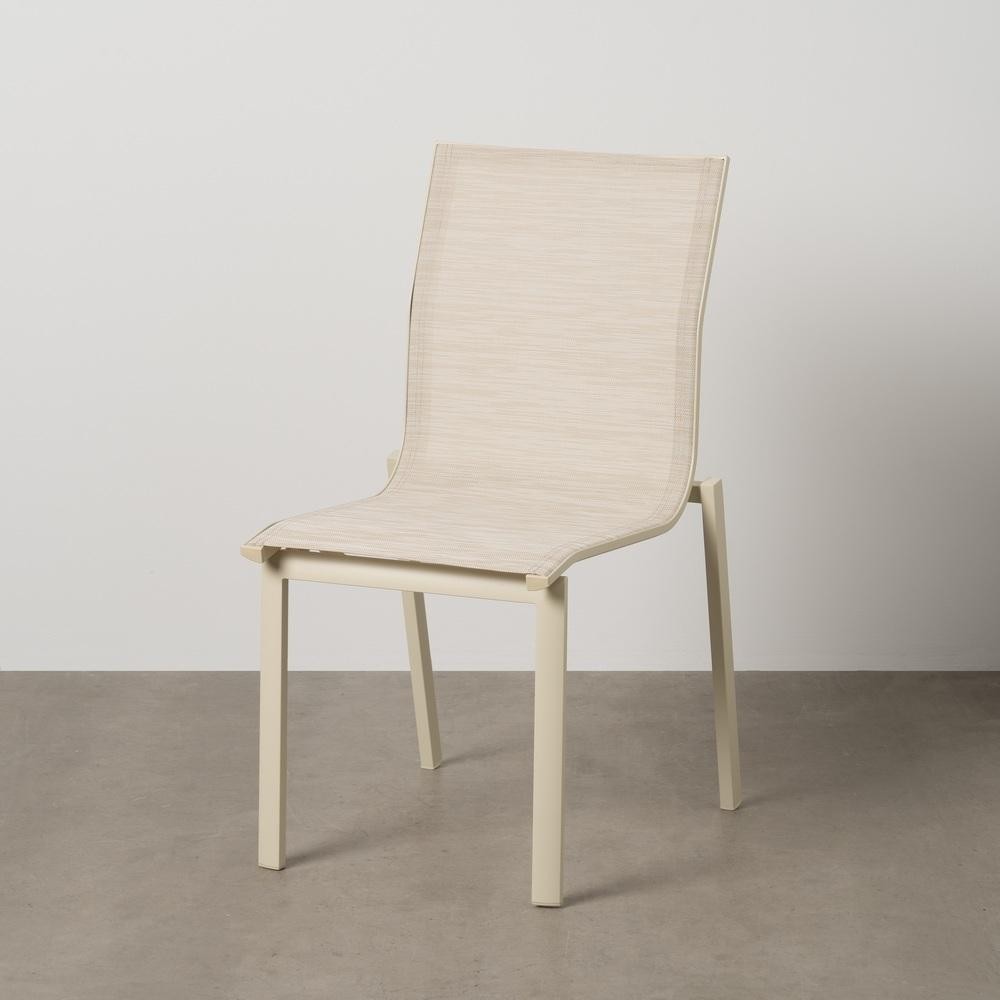 SILLA ALUMINIO-TEXTILENO EXTERIOR 49 X 62 X 90 CM