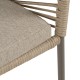 SILLA NATURAL-GRIS PE-ACERO EXTERIOR 58 X 58 X 77,50 CM