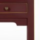 Konsole "East" Fliese DM und Tannenholz mit goldenen Details 85 x 26 x 85 cm