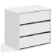 Cassettiera interna per armadi bianca 60 x 57 x 44 cm
