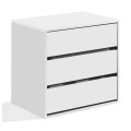 Cassettiera interna per armadi bianca 60 x 57 x 44 cm