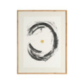 CUADRO ABSTRACTO MADERA-CRISTAL IMPRESO 76 X 3 X 98 CM