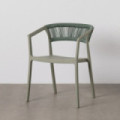 Silla de Comedor de Polipropileno Verde Estructura Verde 56x76x52 cm