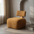 Sillón moderno tapizado jaspeado Teja 60 x 64,5 x 72 cm