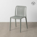 Silla exterior apilable Oporto polipropileno Granate 47 x 77,5 x 51,5 cm