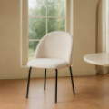 Silla tapizada contract Crema 49 x 80 x 48 cm