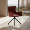 Silla tapizada Rojo 58,5 x 86,5 x 60 cm