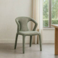 Silla de salón tapizada jaspeado Verde 52,5 x 79 x 59 cm