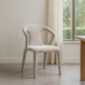 Silla de salón tapizada jaspeado Gris 52,5 x 79 x 59 cm
