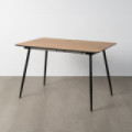 Mesa de comedor extensible Natural 120 - 160 x 75 x 80 cm