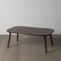 Mesa de centro rectangular en madera de mango Marrón oscuro 115 x 43 x 70 cm