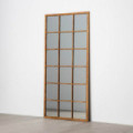 Espejo de madera ventana cuadros Natural 90 x 180 x 3 cm