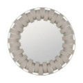 Espejo metálico decorativo Blanco 87 x 87 x 7,5 cm